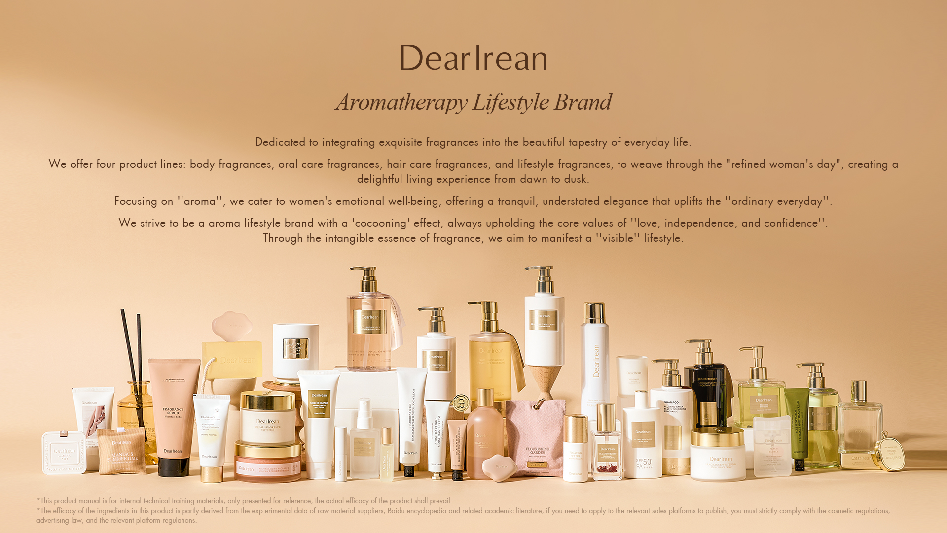 The Dearirean collection — clean formulas, responsible sourcing