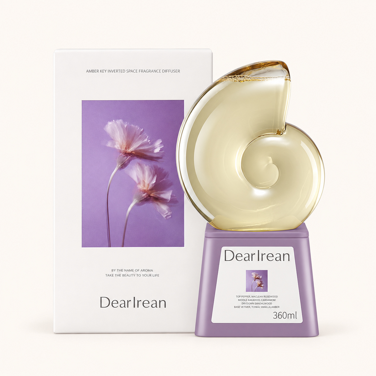 Amber key inverted space fragrance diffuser · 360ml