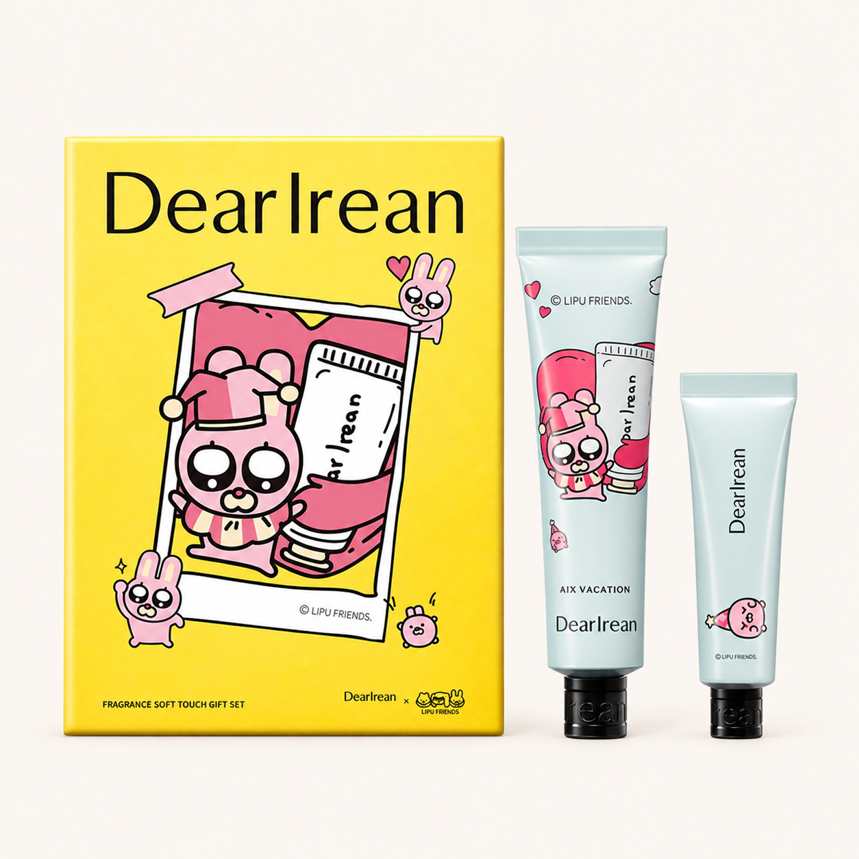 Aix Vacation × LIPU FRIENDS Hand Cream Gift Set · 35ml +12ml